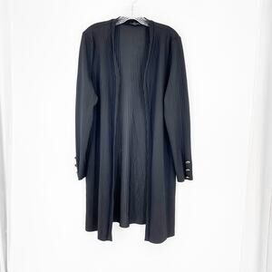 Marc New York Andrew Marc Long Black Cardigan Size Large